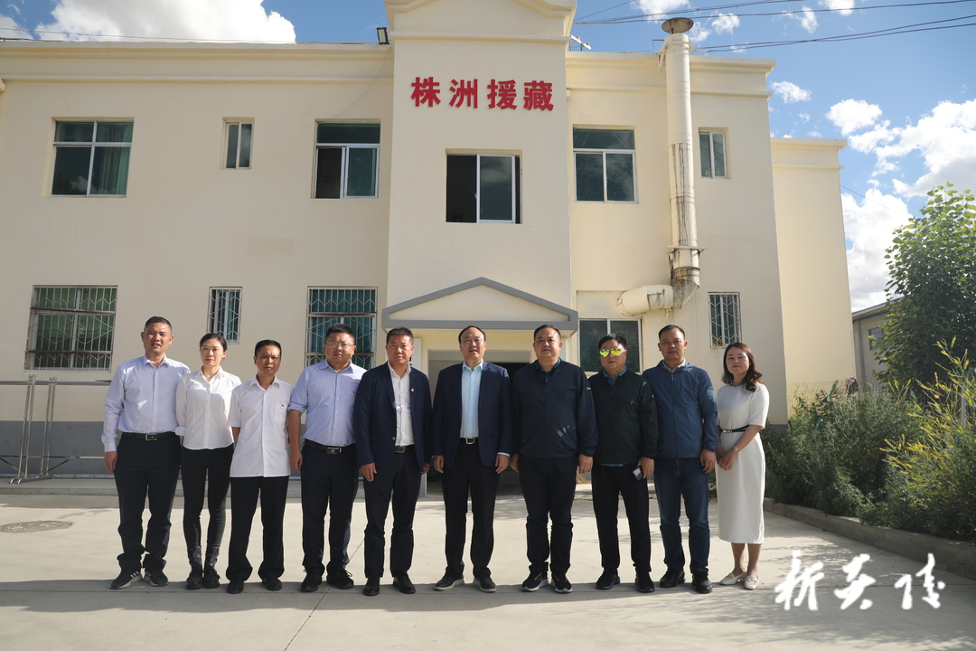 炎陵县人大常委会主任饶祥明一行看望和慰问援藏干部