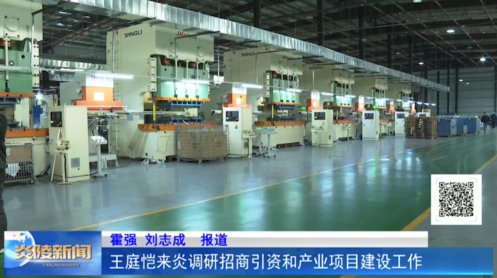 王庭恺来炎调研招商引资和产业项目建设工作