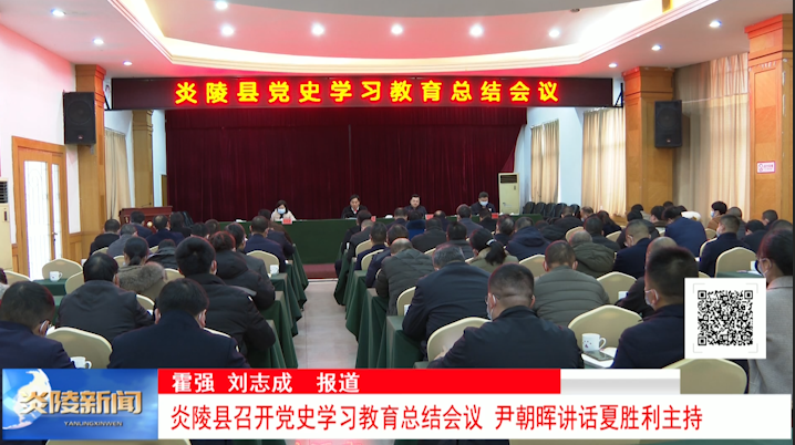 炎陵县召开党史学习教育总结会议 尹朝晖讲话夏胜利主持