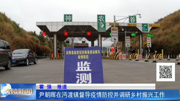 尹朝晖在沔渡镇督导疫情防控并调研乡村振兴工作