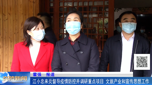 江小忠来炎督导疫情防控并调研重点项目、文旅产业和宣传思想工作