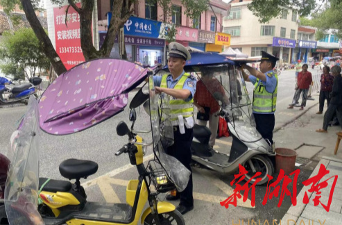 炎陵联合执法整治交通顽瘴痼疾