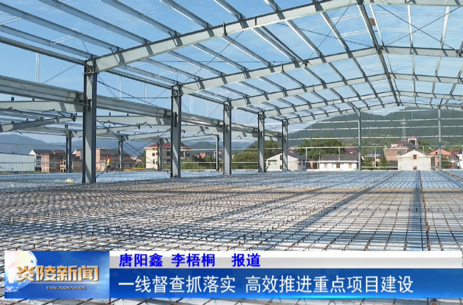 一线督查抓落实 高效推进重点项目建设