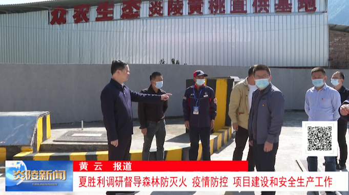 夏胜利调研督导森林防灭火、疫情防控、项目建设和安全生产工作