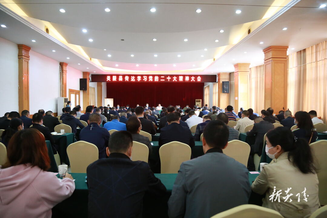 图文|炎陵县召开传达学习党的二十大精神大会 尹朝晖夏胜利出席