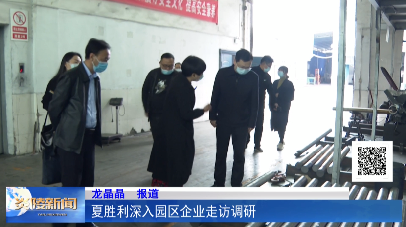 夏胜利深入园区企业走访调研