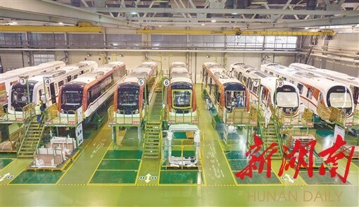 株洲市轨道交通装备集群：崛起国际“产业新地标”