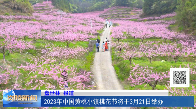 2023年中国黄桃小镇桃花节将于3月21日举办