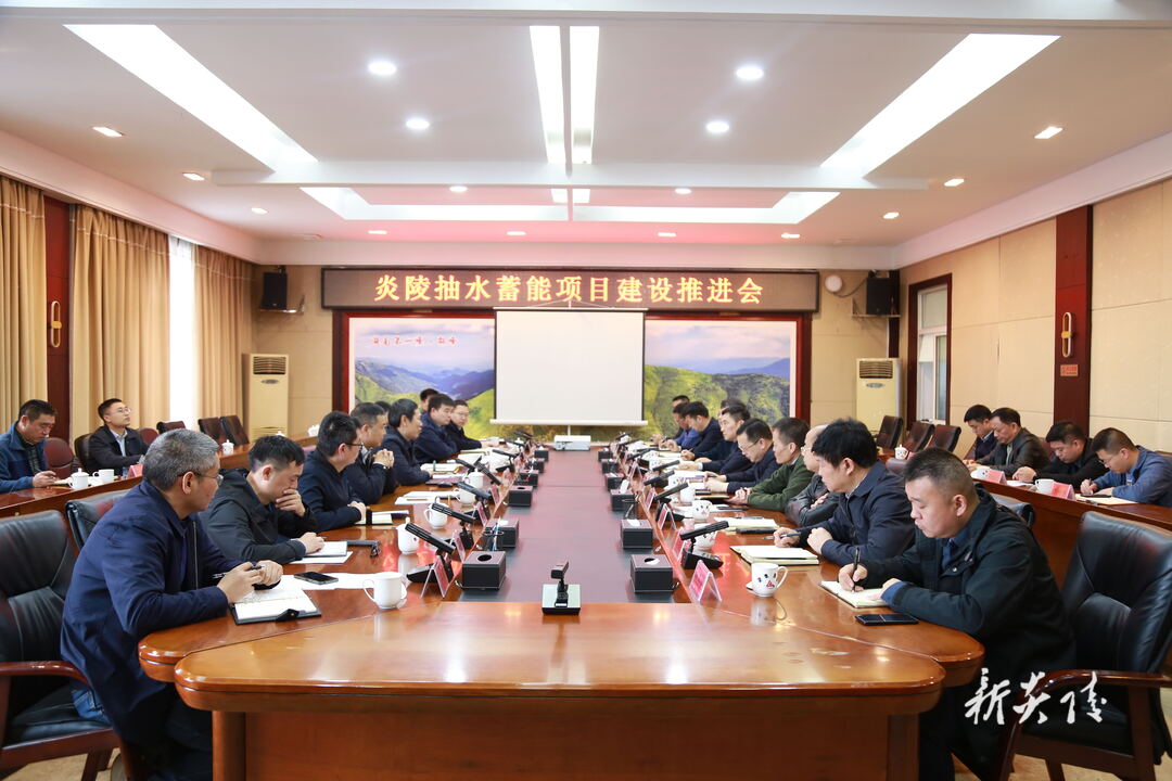 图文|炎陵县召开抽水蓄能项目建设推进会