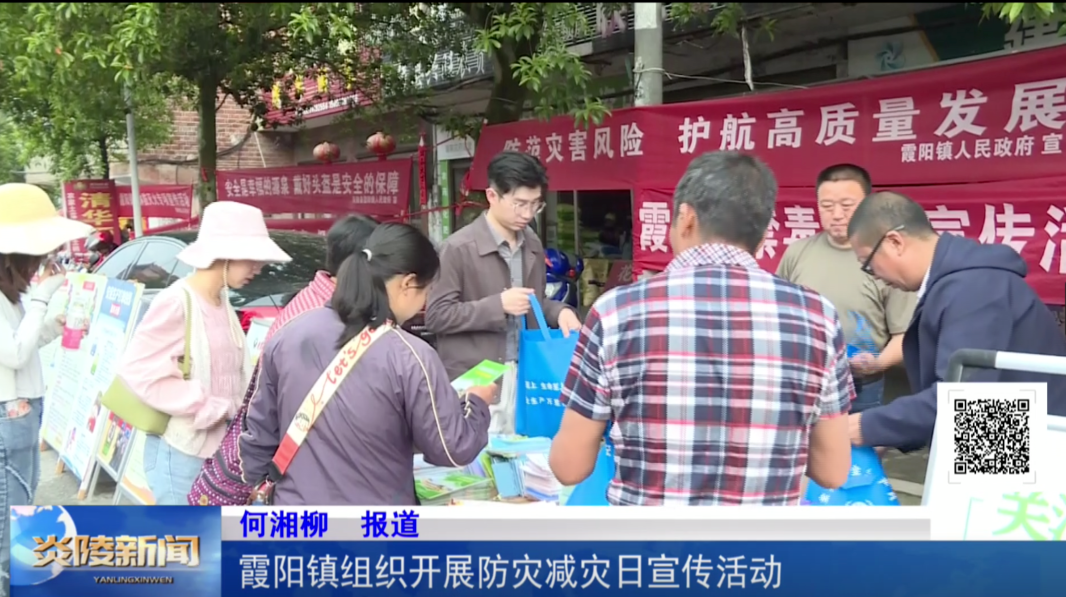 霞阳镇组织开展防灾减灾日宣传活动