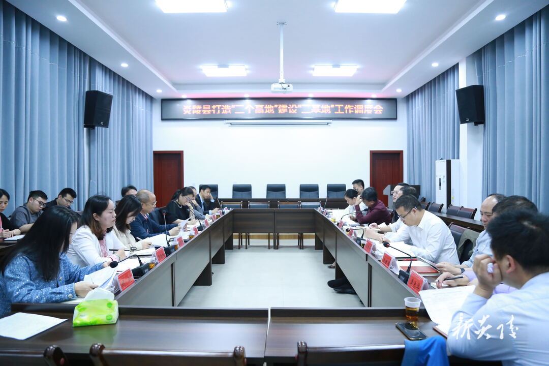 图文|夏胜利主持召开炎陵县打造“三个高地”建设“三基地”工作调度会