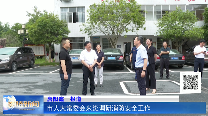 市人大常委会来炎调研消防安全工作