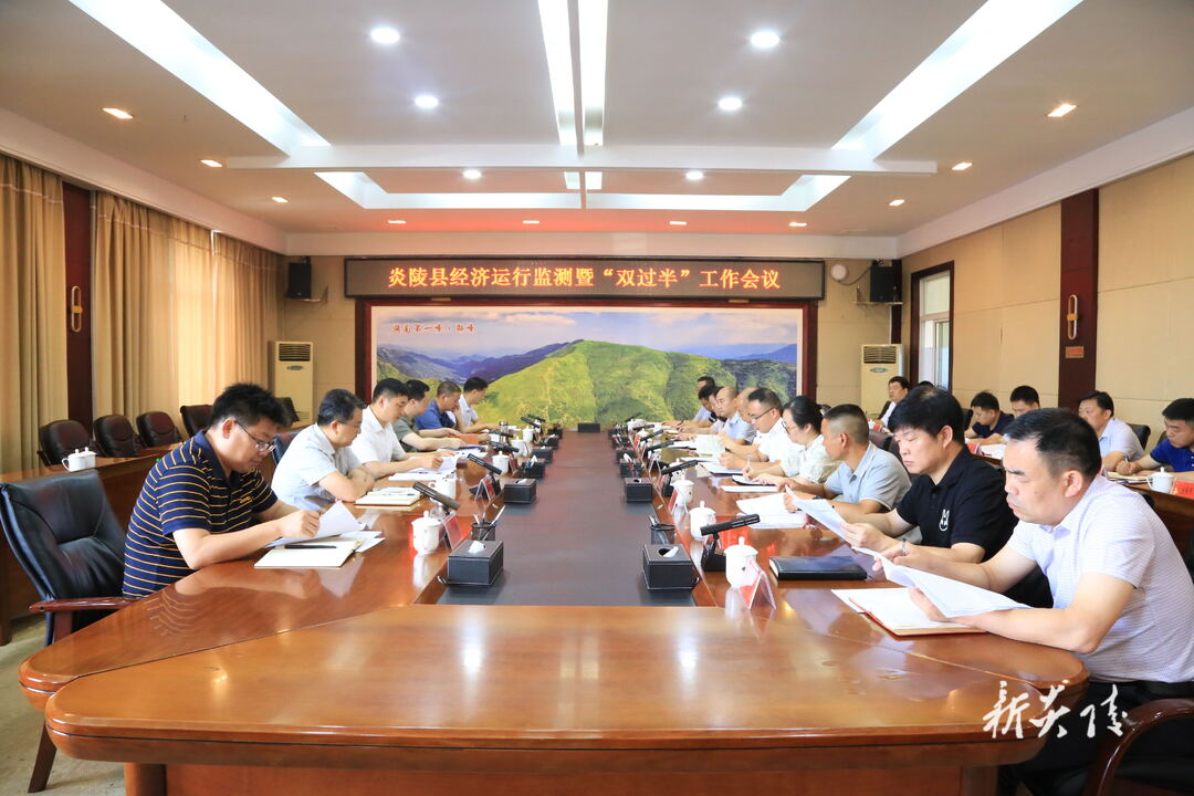 图文|炎陵县召开经济运行监测暨“双过半”工作会议