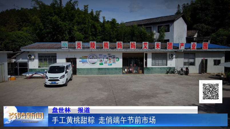 手工黄桃甜粽 走俏端午节前市场