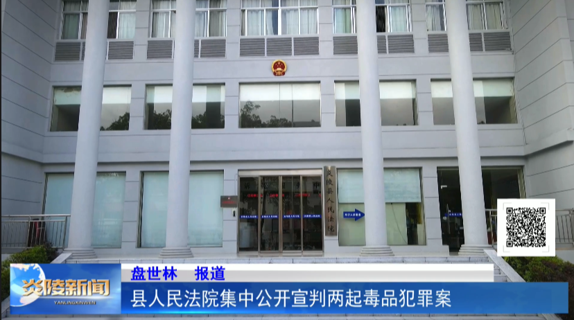 县人民法院集中公开宣判两起毒品犯罪案