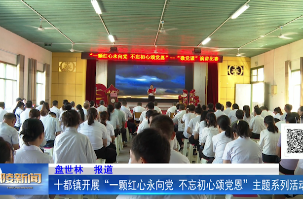 十都镇开展“一颗红心永向党 不忘初心颂党恩”主题系列活动