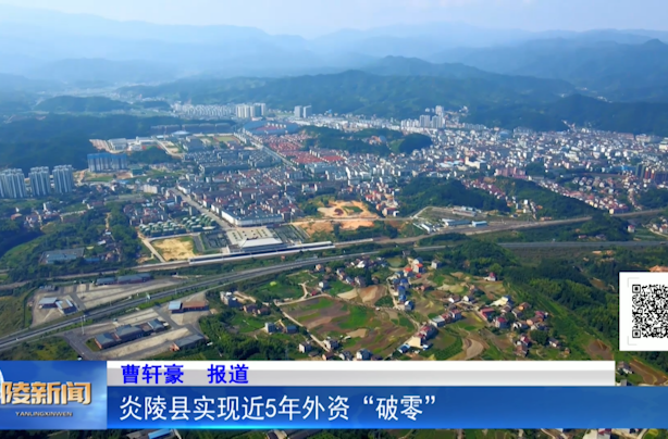 炎陵县实现近5年外资“破零”