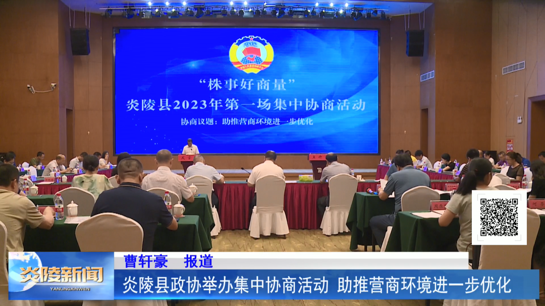 炎陵县政协举办集中协商活动 助推营商环境进一步优化
