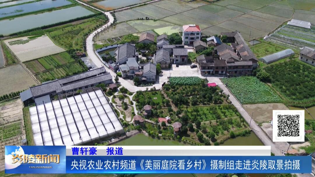 央视农业农村频道《美丽庭院看乡村》摄制组走进炎陵取景拍摄