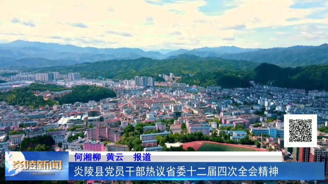 炎陵县党员干部热议省委十二届四次全会精神