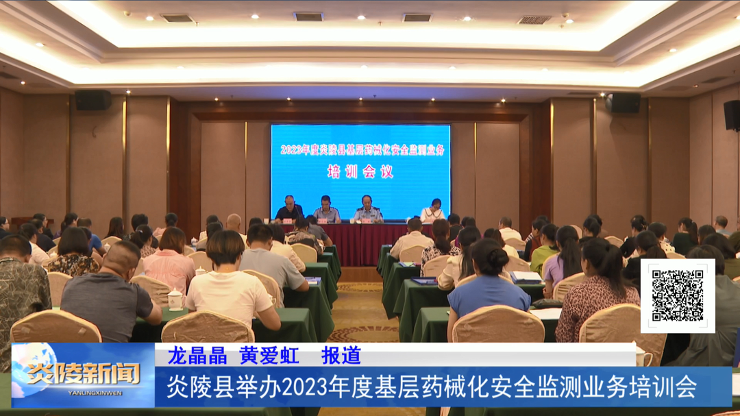 炎陵县举办2023年度基层药械化安全监测业务培训会