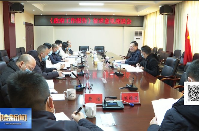 炎陵县召开《政府工作报告》征求意见座谈会