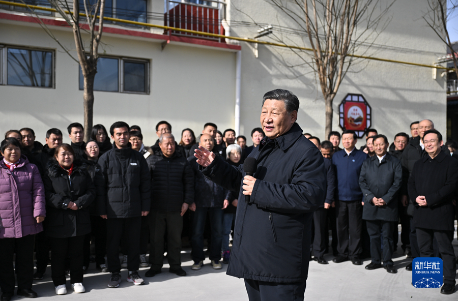 习近平在北京河北考察灾后恢复重建工作时强调 再接再厉抓好灾后恢复重建 确保广大人民群众安居乐业温暖过冬