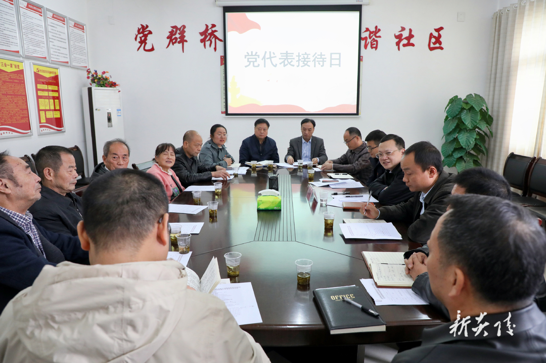 图文丨夏胜利到霞阳镇北区社区开展下访接访、党代表联系接待党员群众工作
