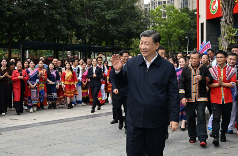 习近平在广西南宁市考察调研