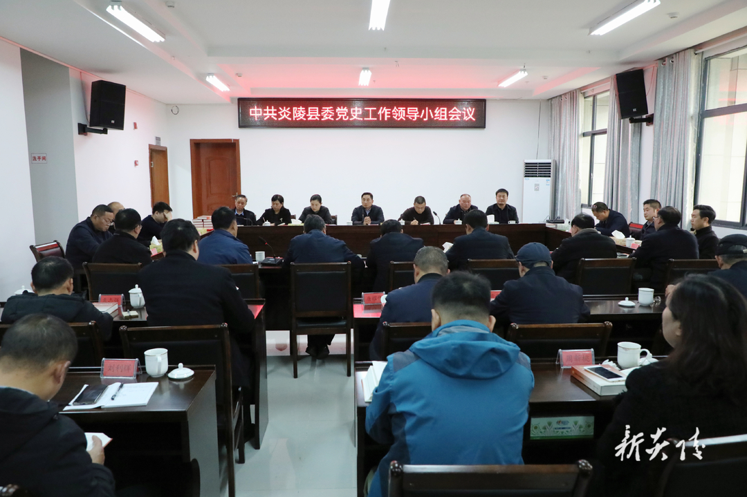 图文丨县委党史工作领导小组会议召开 尹朝晖出席并讲话
