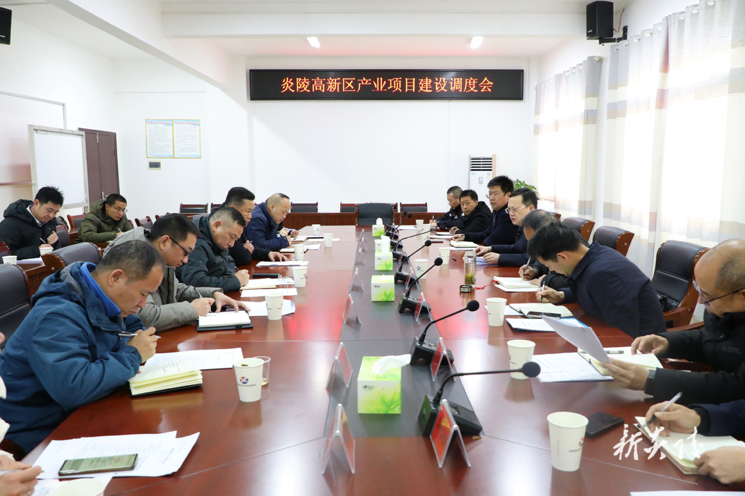 图文丨炎陵高新区产业项目建设调度会召开 夏胜利出席