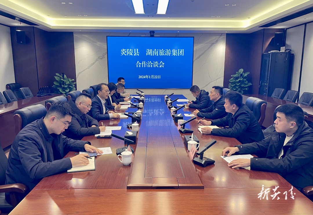 图文丨尹朝晖到湖南医药集团、湖南旅游集团洽谈项目合作