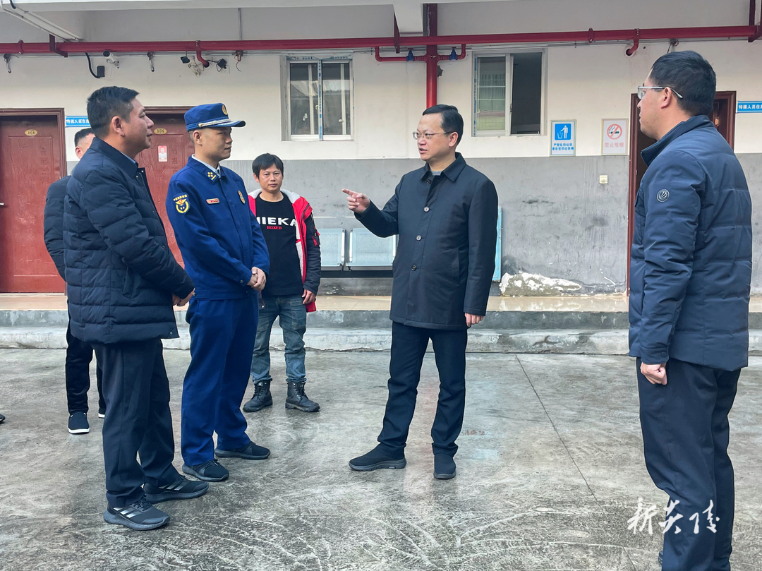 图文丨夏胜利在水口督导安全工作