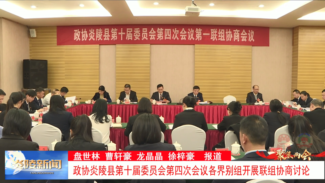 政协炎陵县第十届委员会第四次会议各界别组开展联组协商讨论
