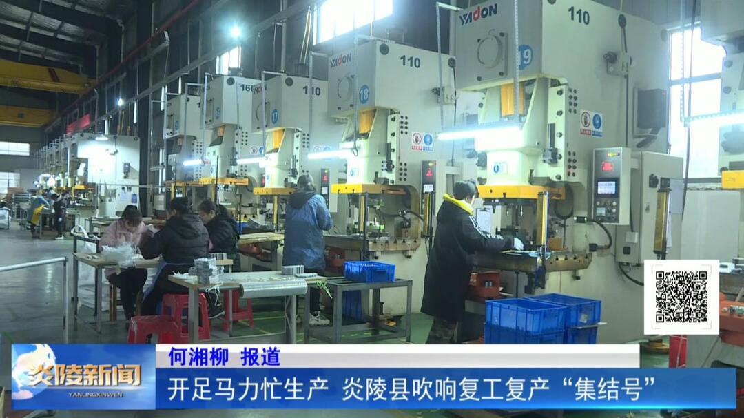 开足马力忙生产 炎陵县吹响复工复产“集结号”