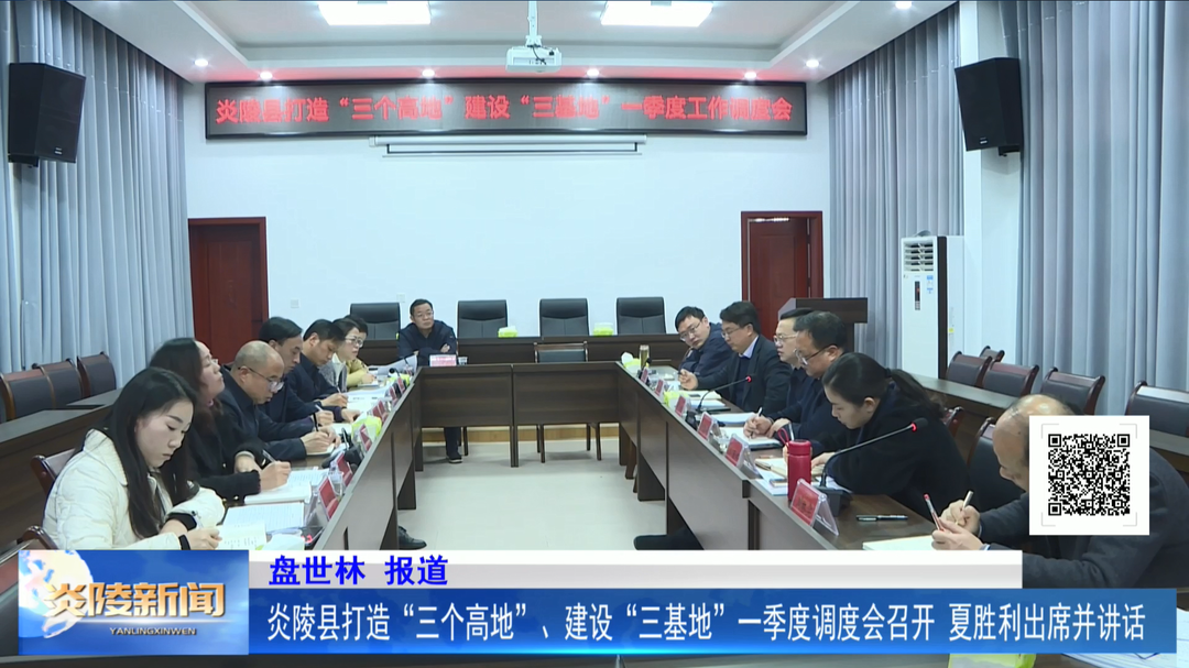 炎陵县打造“三个高地”、建设“三基地”一季度调度会召开 夏胜利出席并讲话