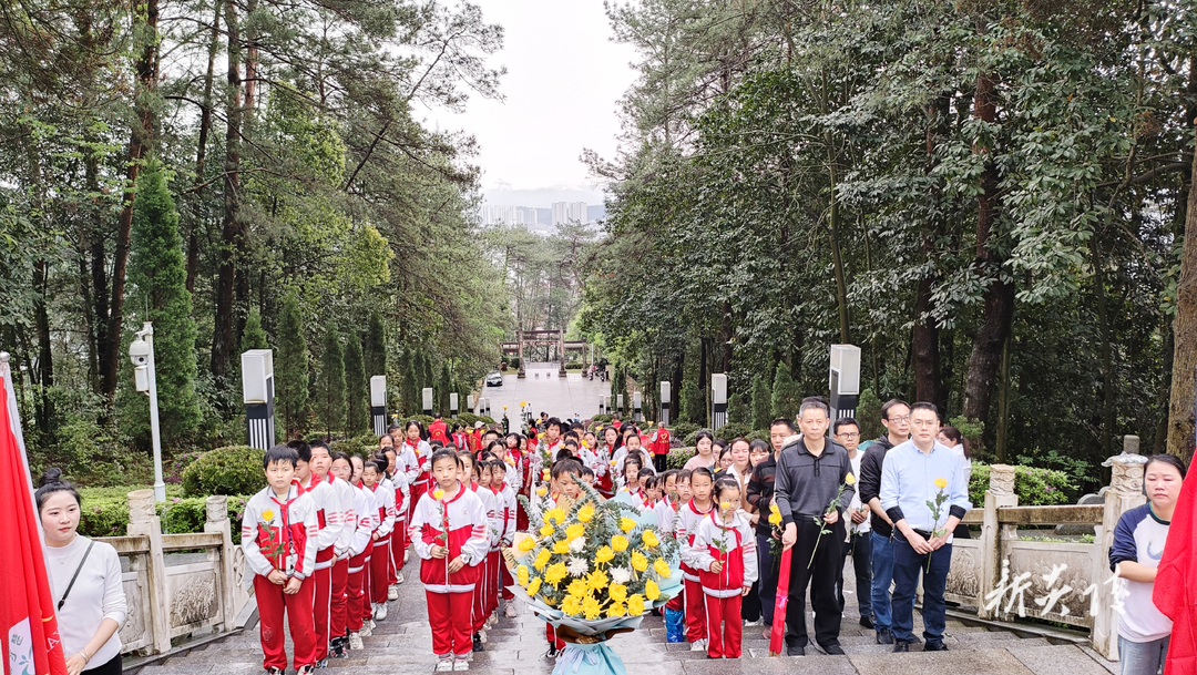 炎陵县明德小学“红领巾心向党，清明节祭英烈”主题活动报道