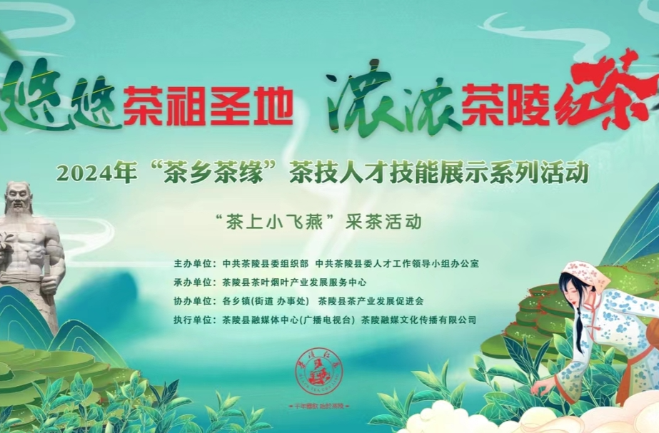 直播 | 2024年“茶乡茶缘”茶技人才技能展示之“茶上小飞燕”采茶活动