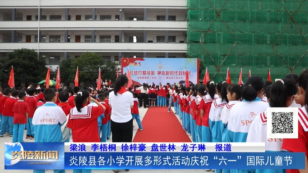 炎陵县各小学开展多形式活动庆祝“六一”国际儿童节