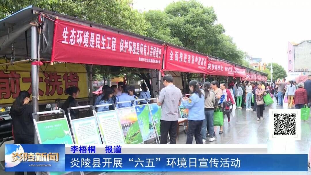 炎陵县开展“六五”环境日宣传活动