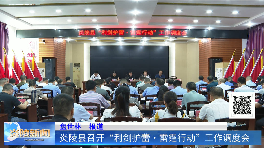 炎陵县召开“利剑护蕾·雷霆行动”工作调度会
