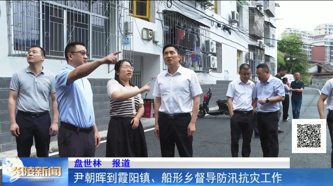 尹朝晖到霞阳镇、船形乡督导防汛抗灾工作