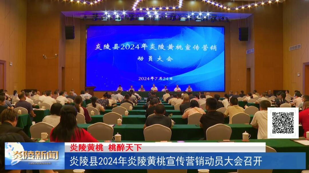 炎陵县2024年炎陵黄桃宣传营销动员大会召开