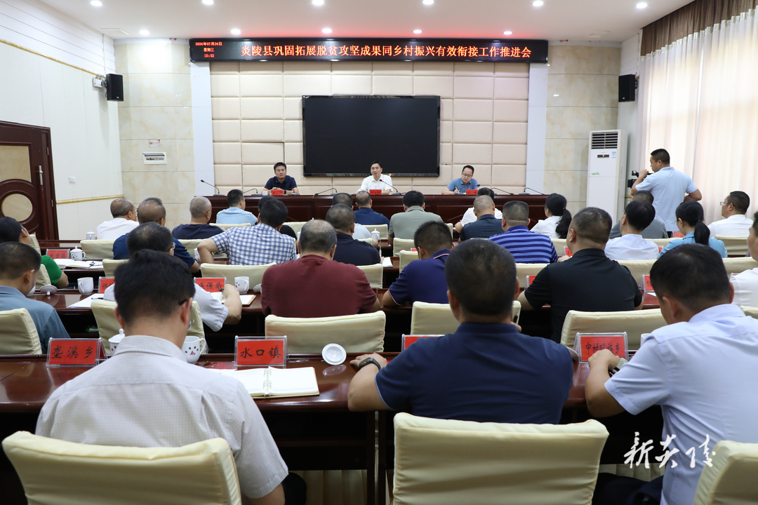 图文丨炎陵县巩固拓展脱贫攻坚成果同乡村振兴有效衔接工作推进会召开