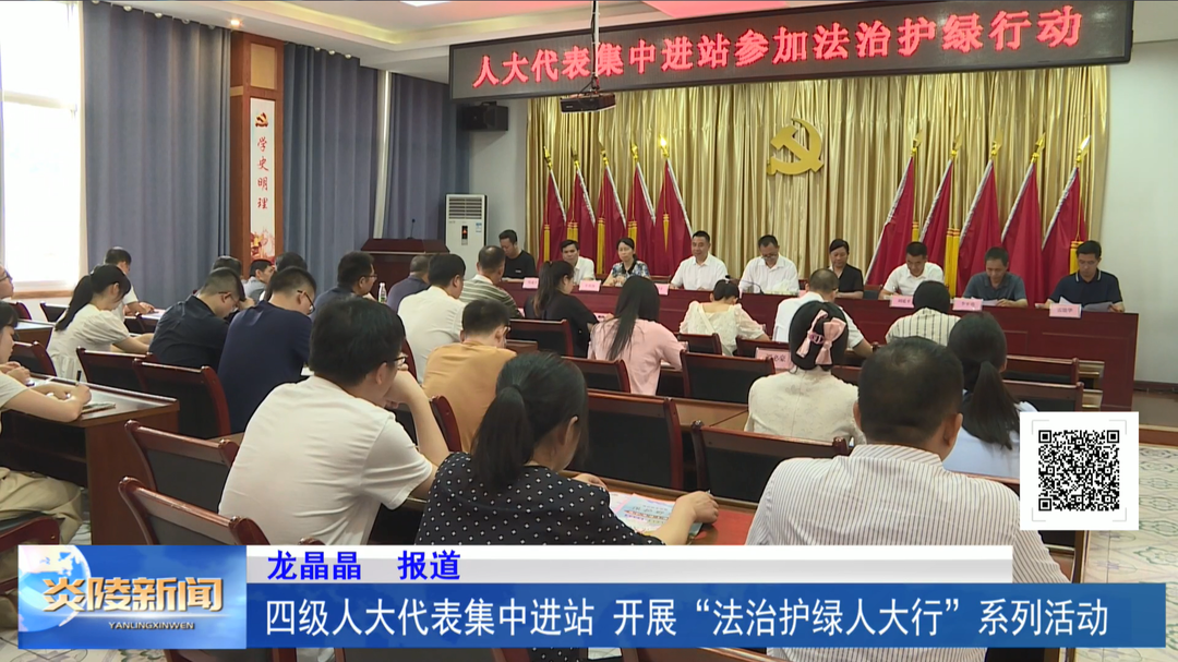 四级人大代表集中进站 开展“法治护绿人大行”系列活动