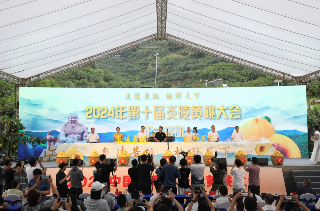 图文丨2024年第十届炎陵黄桃大会在中村瑶族乡举行
