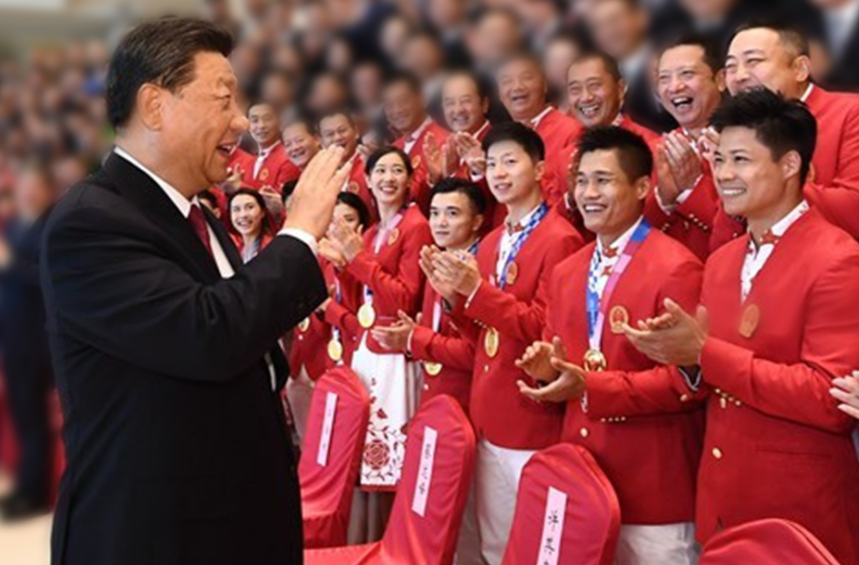 习近平心系奥林匹克的六个微镜头