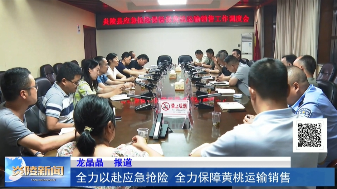 全力以赴应急抢险 全力保障黄桃运输销售