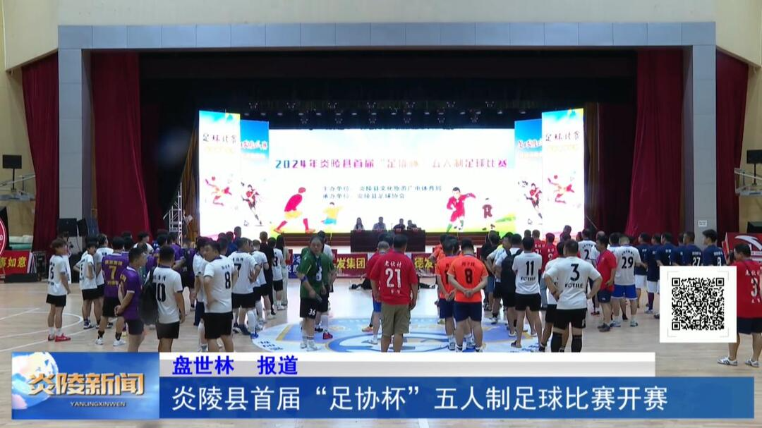 炎陵县首届“足协杯”五人制足球比赛开赛