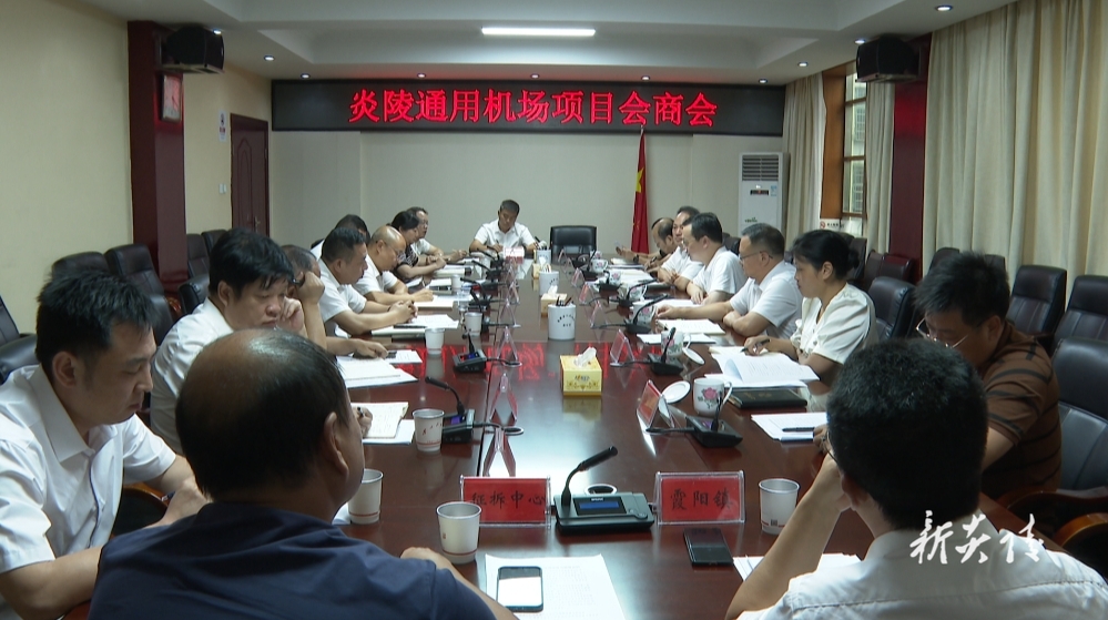 图文丨炎陵县召开通用机场项目会商会议